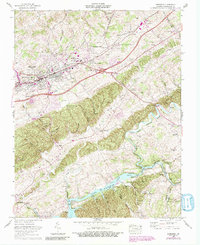 Abingdon 1960 topographic map thumbnail