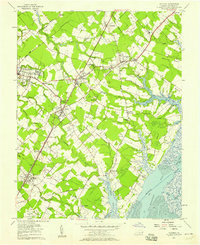 Accomac 1957 topographic map thumbnail