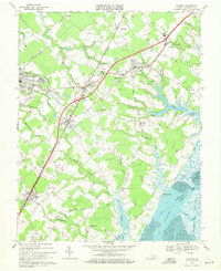 Accomac 1968 topographic map thumbnail