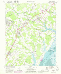 Accomac 1968 topographic map thumbnail