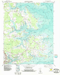 Achilles 1965 topographic map thumbnail