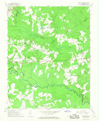 Adams Grove 1966 topographic map thumbnail