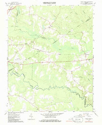 Adams Grove 1966 topographic map thumbnail