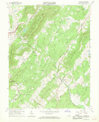 Alberene 1967 topographic map thumbnail