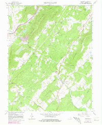 Alberene 1967 topographic map thumbnail