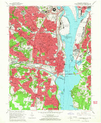 Alexandria 1965 topographic map thumbnail