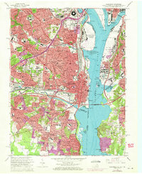 Alexandria 1965 topographic map thumbnail