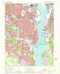 Alexandria 1965 topographic map thumbnail
