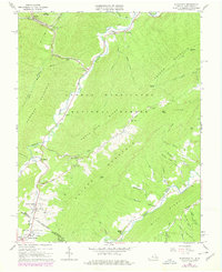 Alleghany 1966 topographic map thumbnail