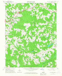 Amelia Court House 1966 topographic map thumbnail