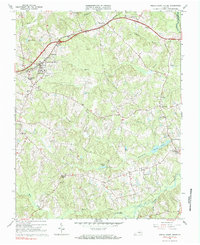 Amelia Court House 1966 topographic map thumbnail