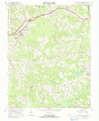 Amelia Court House 1966 topographic map thumbnail