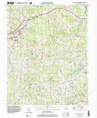 Amelia Court House 1994 topographic map thumbnail