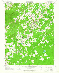 Amherst 1963 topographic map thumbnail
