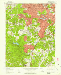Annandale 1956 topographic map thumbnail