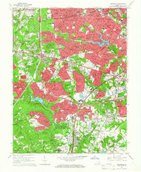 Annandale 1965 topographic map thumbnail