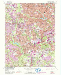 Annandale 1965 topographic map thumbnail