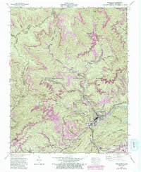 Appalachia 1955 topographic map thumbnail