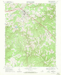 Appomattox 1968 topographic map thumbnail