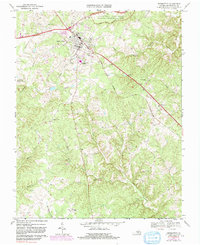 Appomattox 1968 topographic map thumbnail