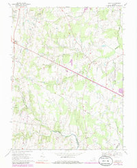 Arcola 1968 topographic map preview