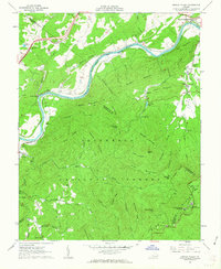 Arnold Valley 1961 topographic map thumbnail