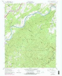 Arnold Valley 1961 topographic map thumbnail