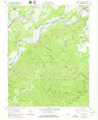 Arnold Valley 1961 topographic map thumbnail