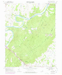 Ashby Gap 1970 topographic map preview