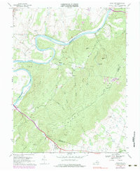Ashby Gap 1970 topographic map thumbnail
