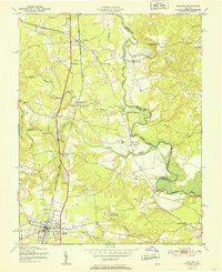 Ashland 1951 topographic map thumbnail