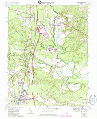 Ashland 1969 topographic map thumbnail