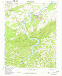 Austinville 1965 topographic map thumbnail