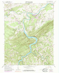 Austinville 1965 topographic map thumbnail