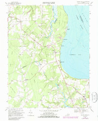 Bacons Castle 1969 topographic map thumbnail