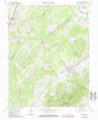 Barboursville 1964 topographic map thumbnail