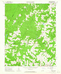 Barley 1963 topographic map preview