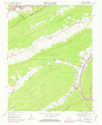 Bastian 1968 topographic map thumbnail