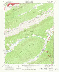 Bastian 1968 topographic map thumbnail