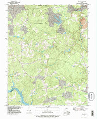 Beach 1994 topographic map thumbnail