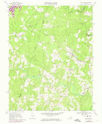 Beaverdam 1969 topographic map thumbnail