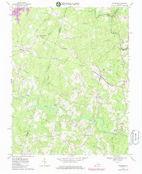 Beaverdam 1969 topographic map thumbnail