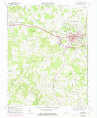 Bedford 1967 topographic map thumbnail