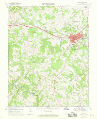 Bedford 1967 topographic map thumbnail