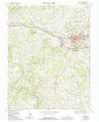 Bedford 1967 topographic map thumbnail