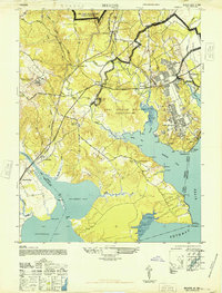 Belvoir 1948 topographic map thumbnail