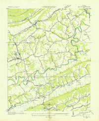 Ben Hur 1935 topographic map preview