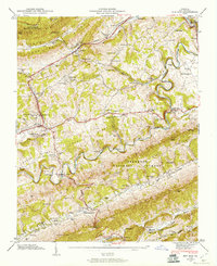 Ben Hur 1947 topographic map preview