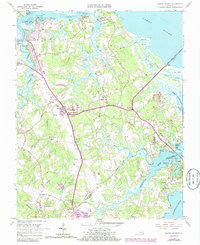 Benns Church 1965 topographic map thumbnail