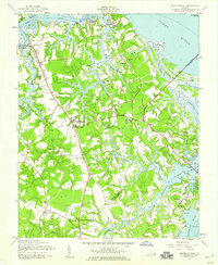 Benns Church 1957 topographic map preview